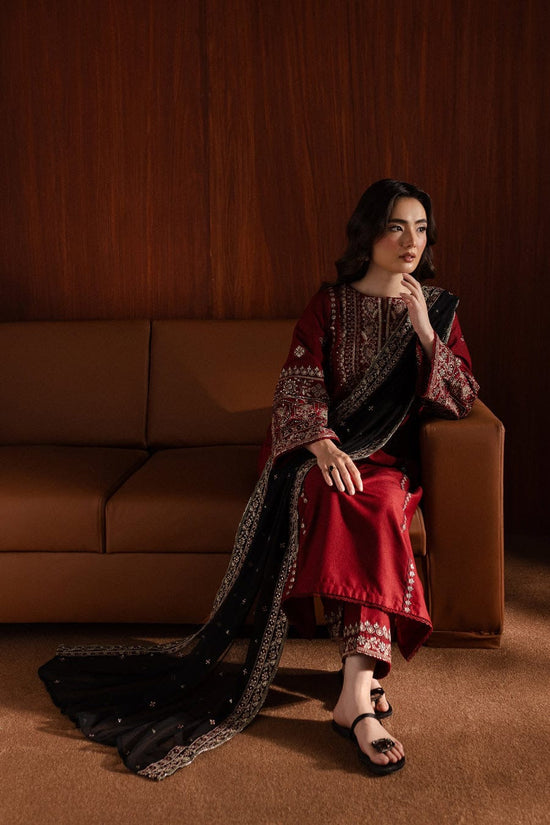 Laal pari embroidered 3 pc